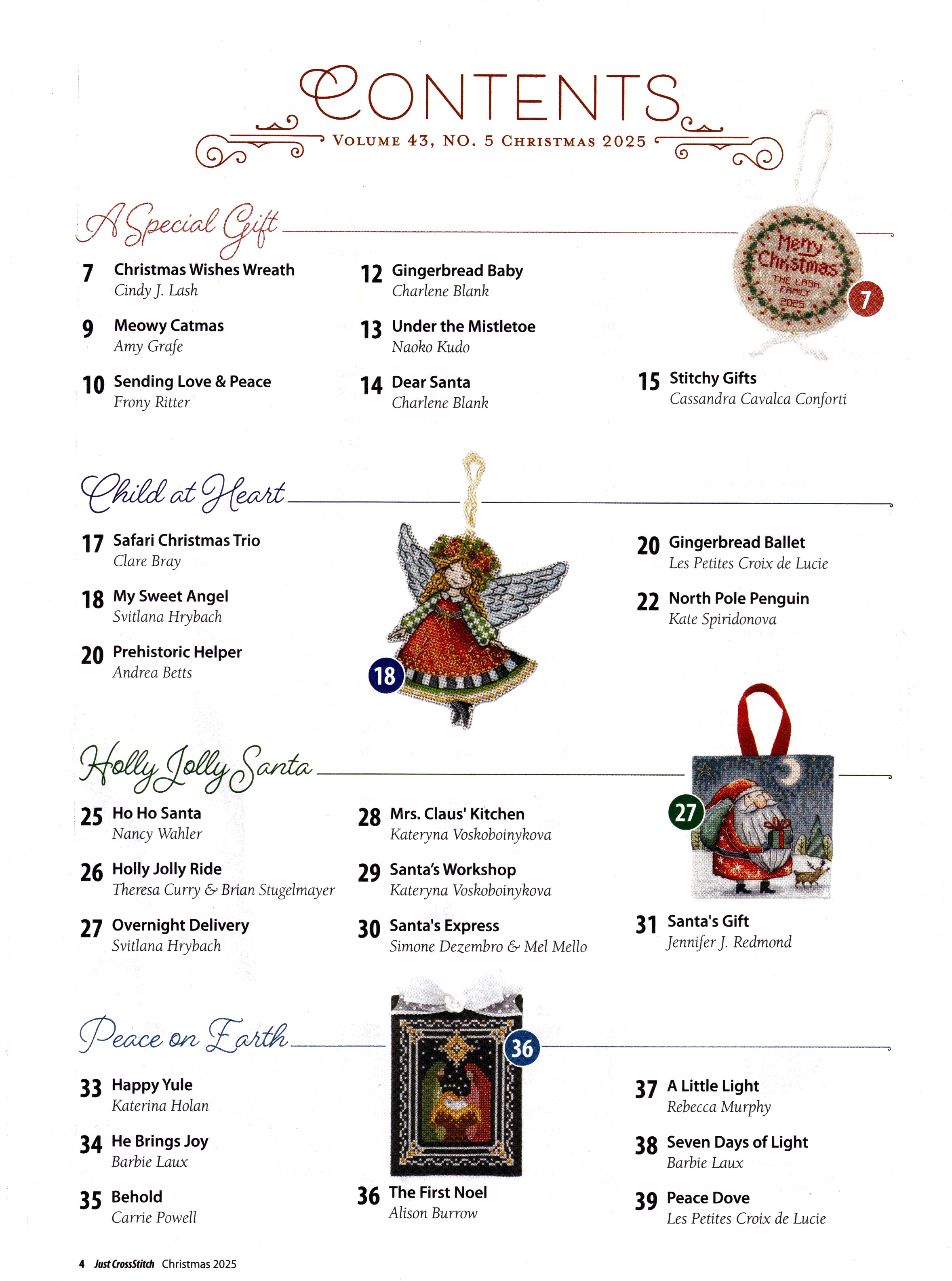 Just Cross Stitch Christmas 2025 Magazine