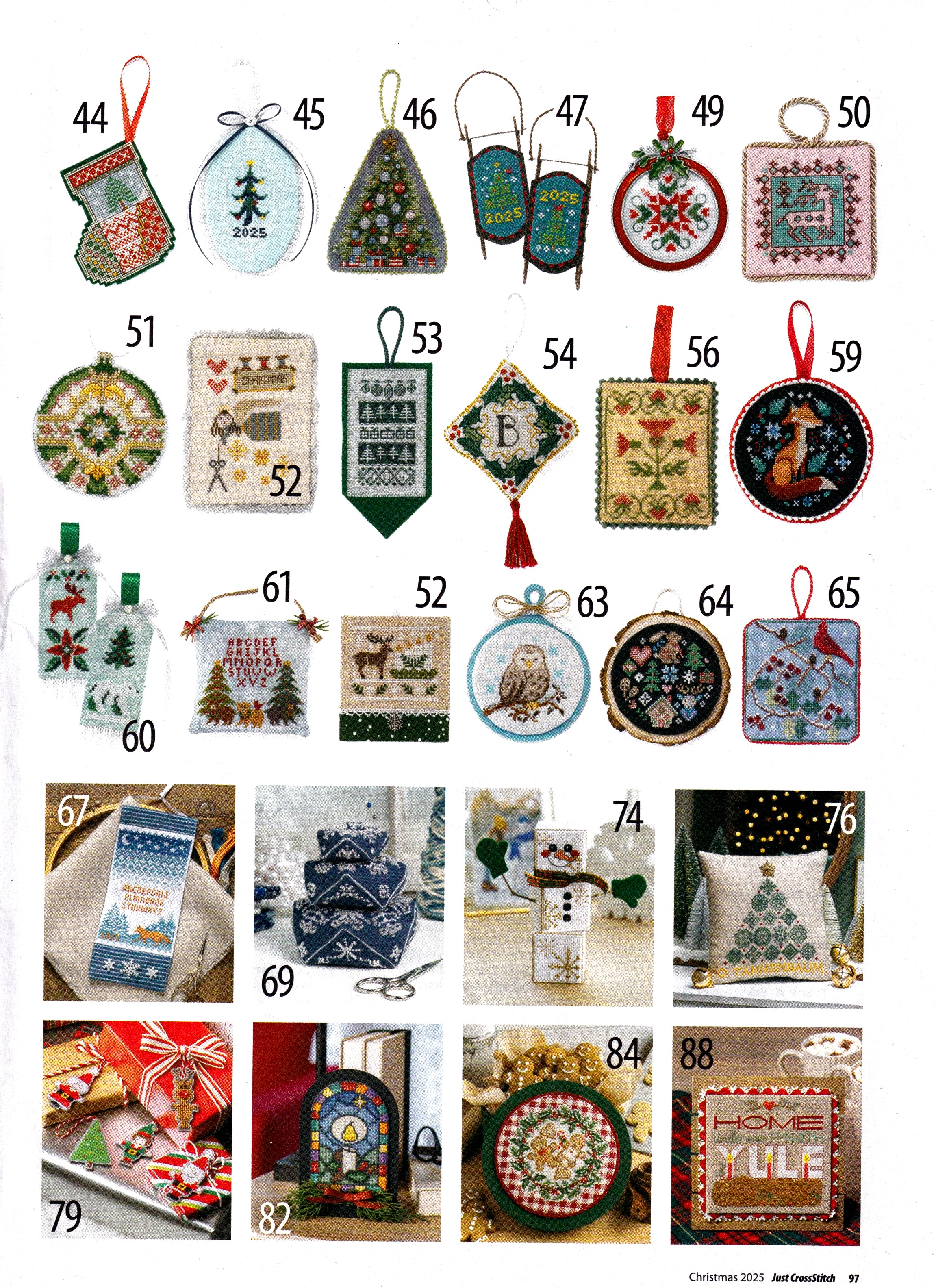 Just Cross Stitch Christmas 2025 Magazine