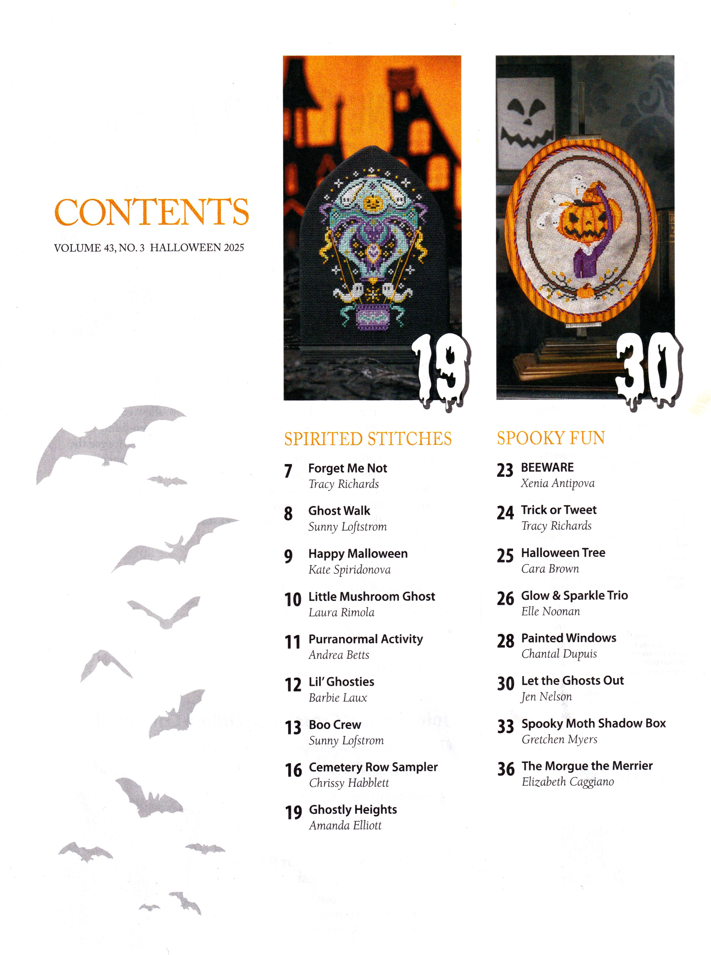 Just Cross Stitch 2025 Halloween Magazine