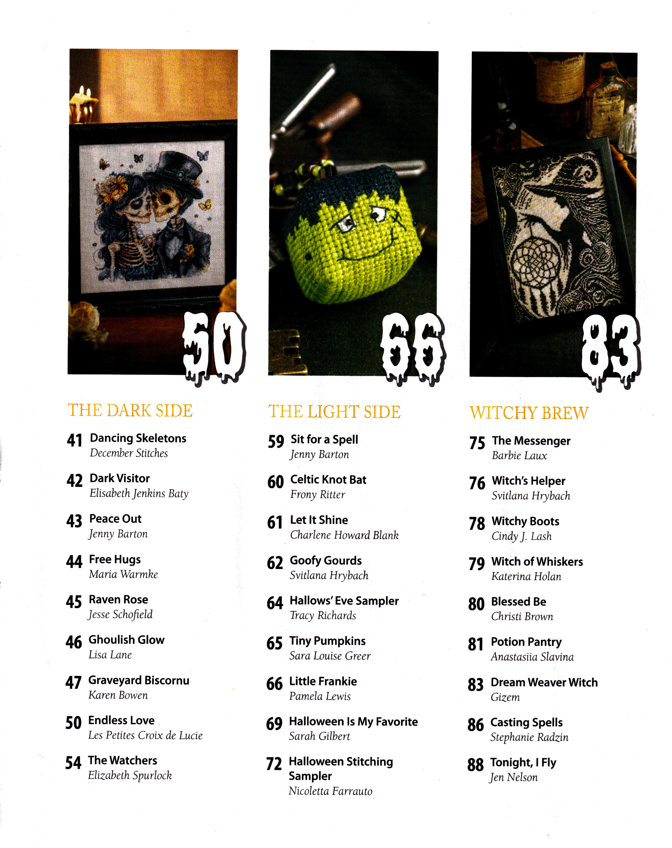 Just Cross Stitch 2025 Halloween Magazine