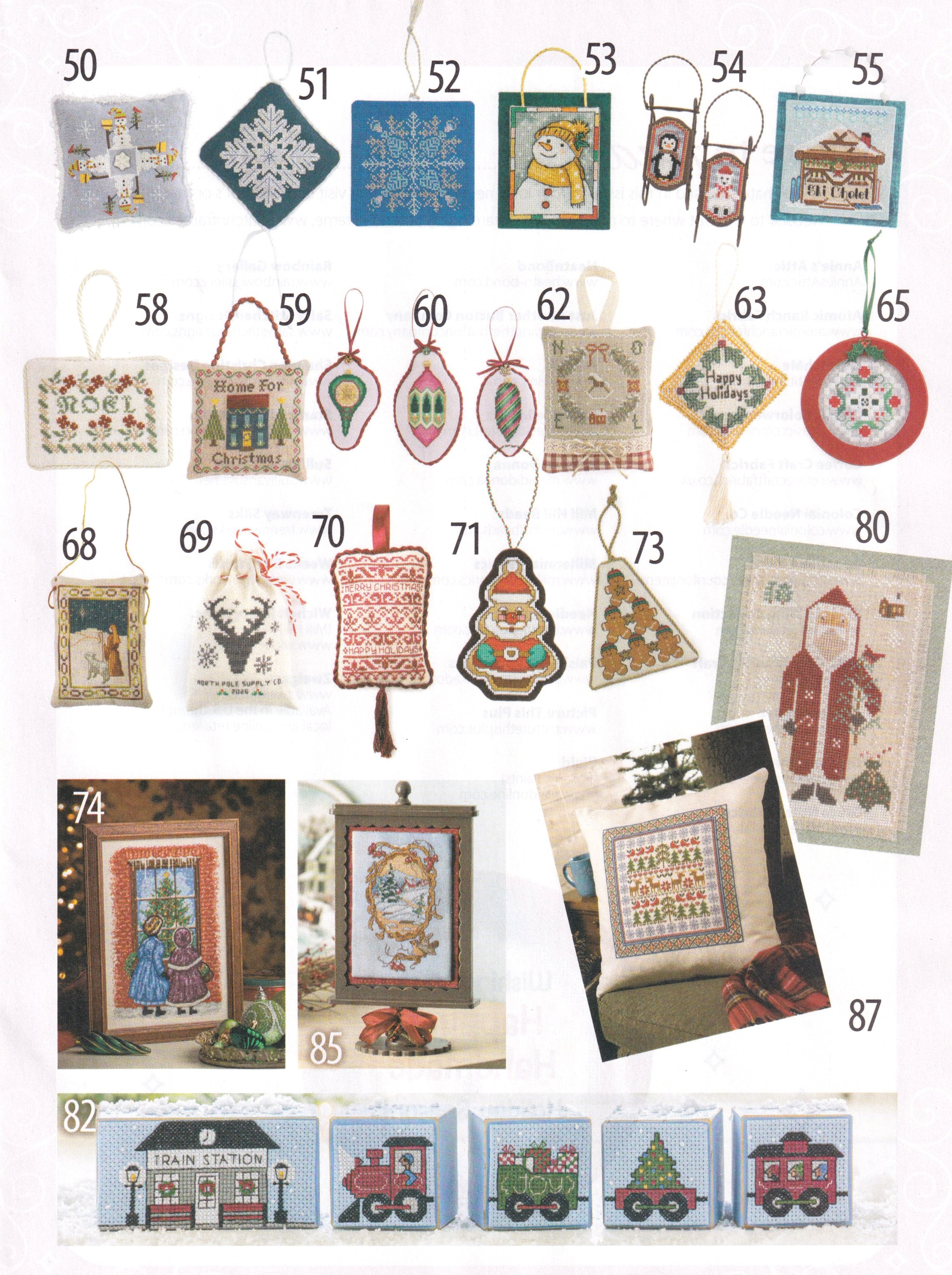 Just Cross Stitch Christmas 2026 Magazine, different perspective #2, zoomed in. Select this picture to zoom back out.