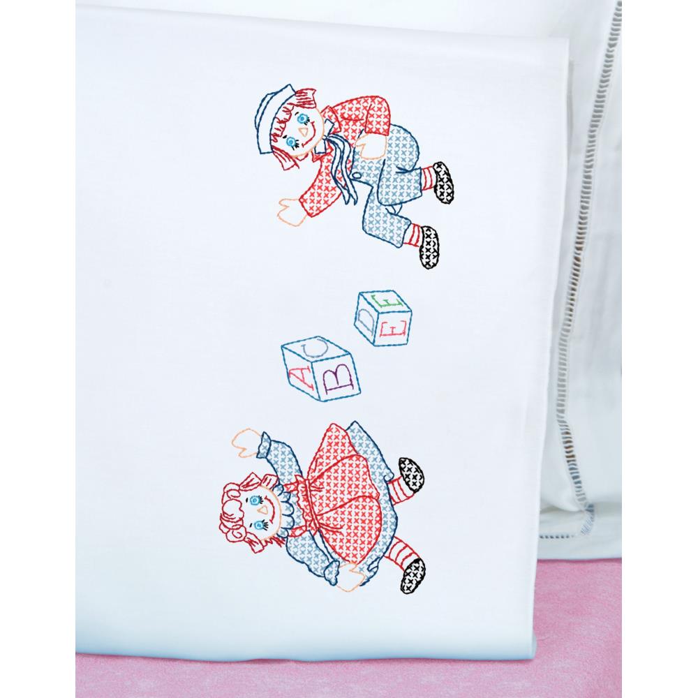Ann and Andy - Children's Pillowcase - Cross Stitch Kit
