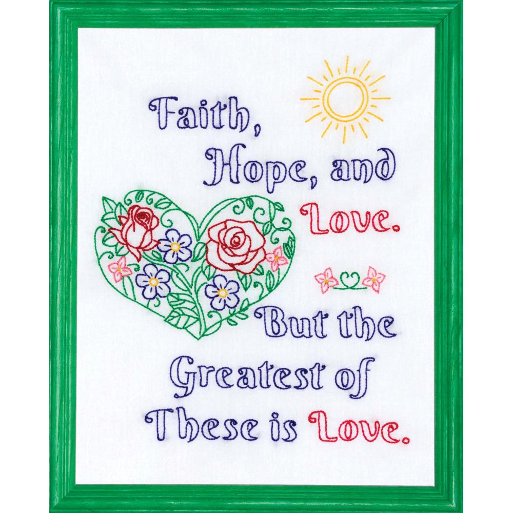 The Greatest Is Love - Sampler - Embroidery Kit