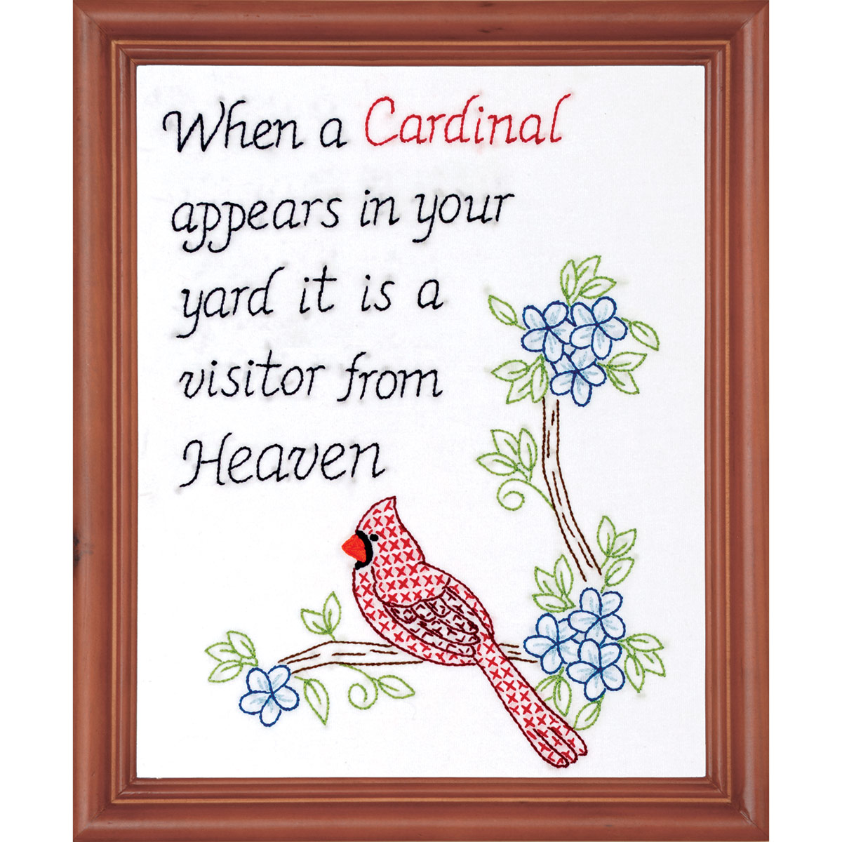 Cardinal Sampler - Embroidery Kit