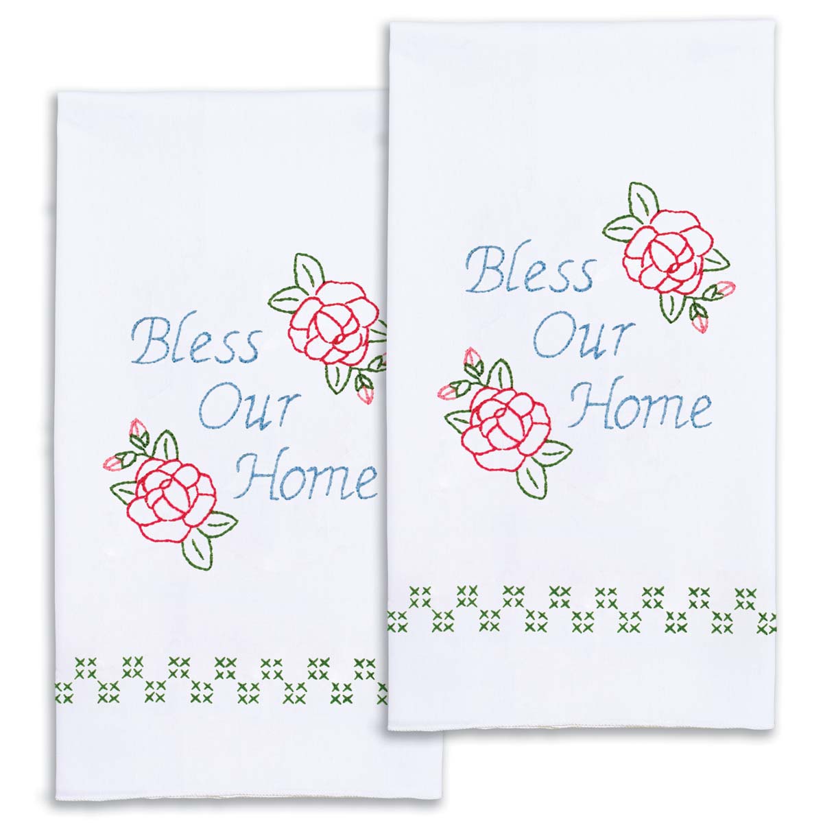 Bless Our Home - Hand Towels - Cross Stitch Kit