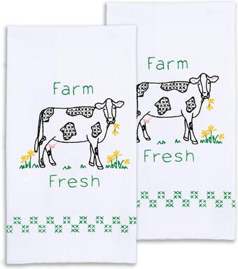 Farm Fresh - Stamped Embroidery Kit