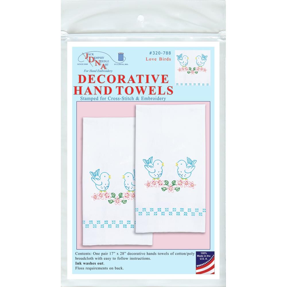 Love Birds - Towel Embroidery Kit