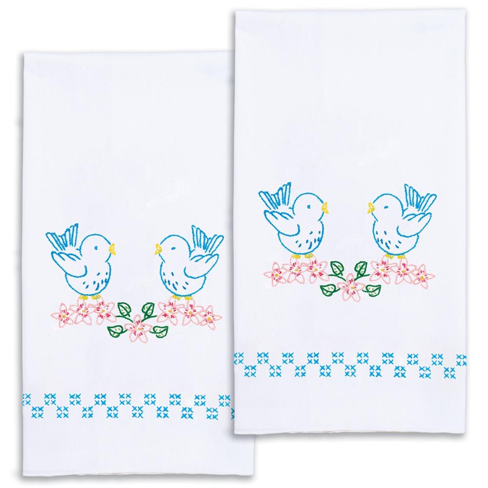 Love Birds - Towel Embroidery Kit