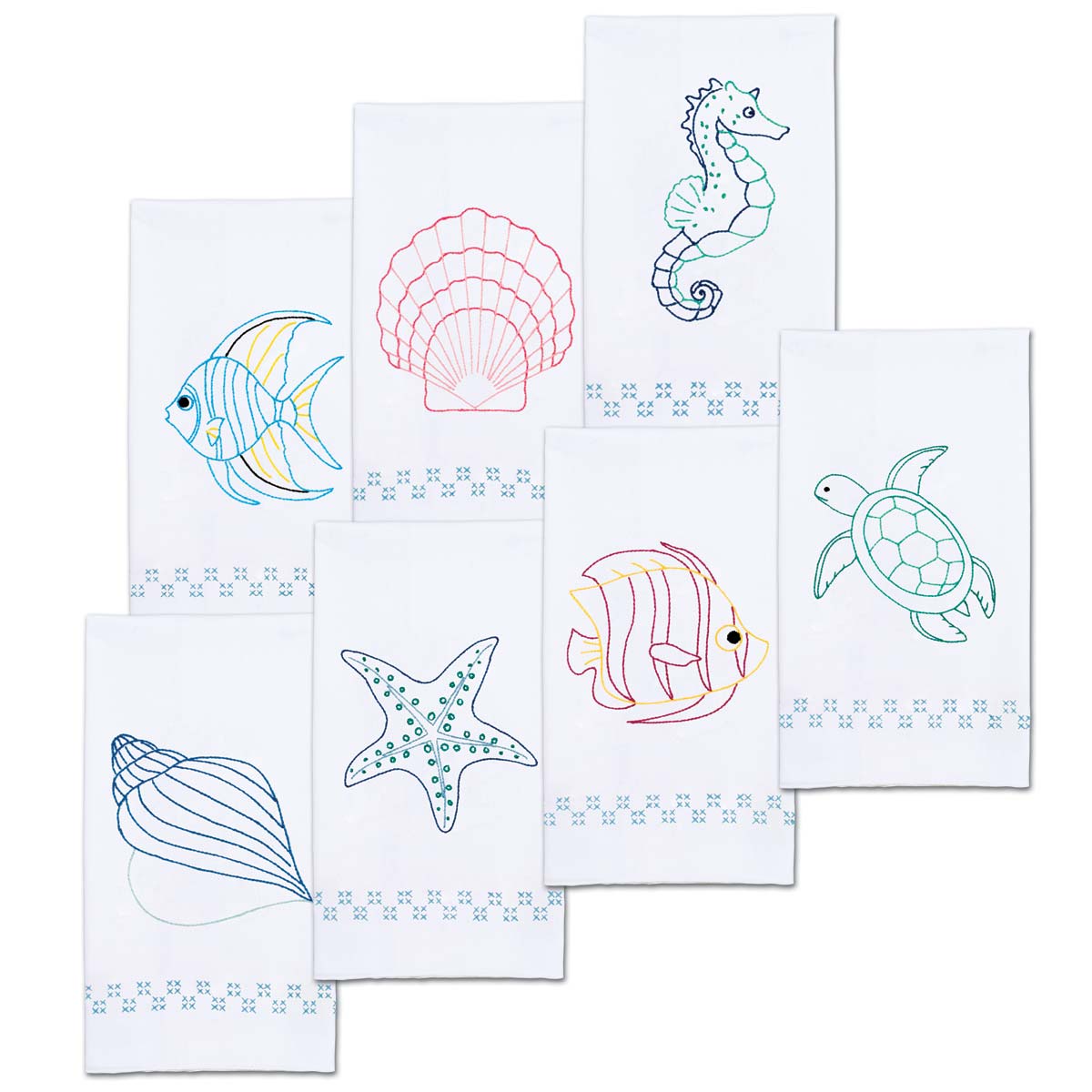 Beach - Hand Towel Set - Cross Stitch Kit