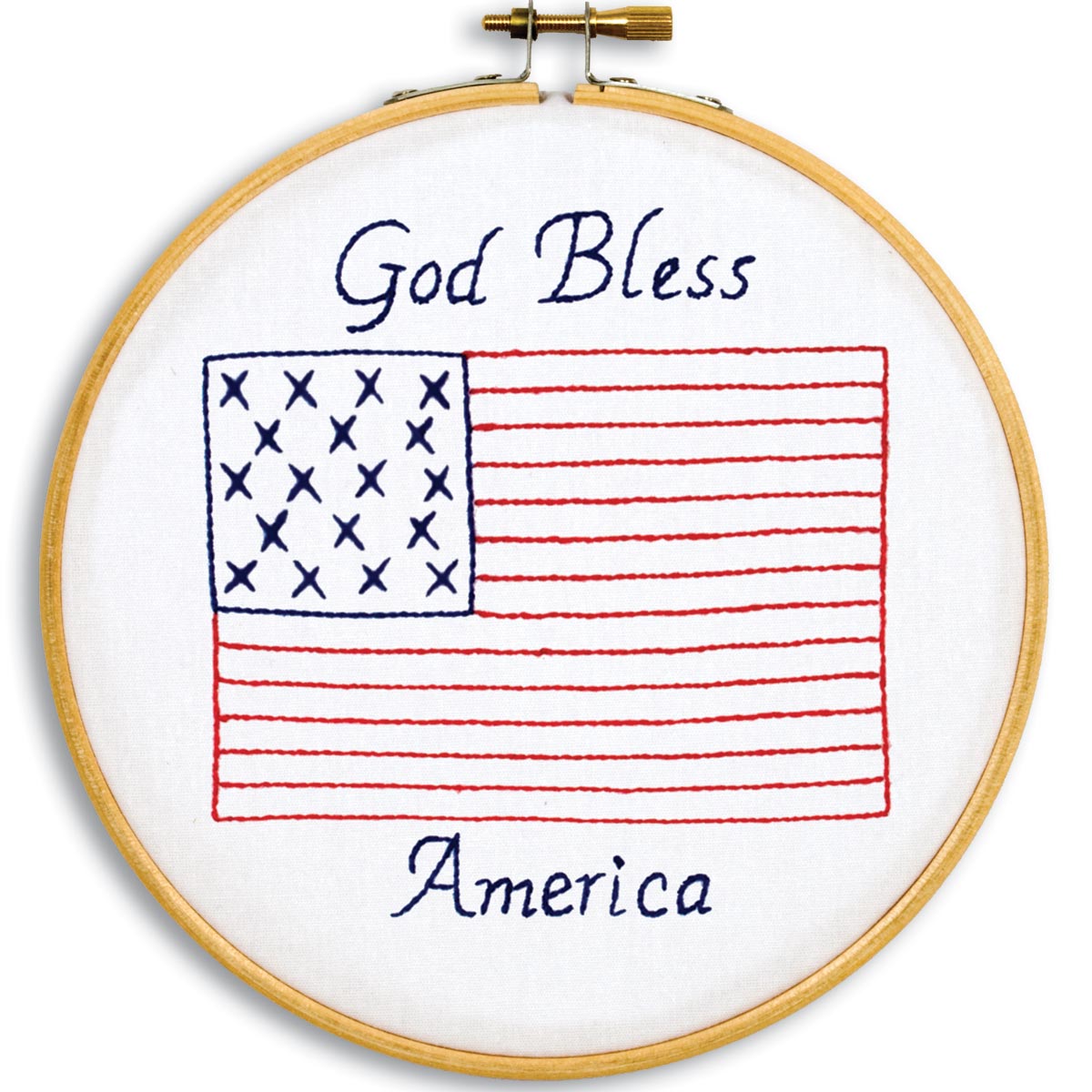 American Flag - Embroidery Kit