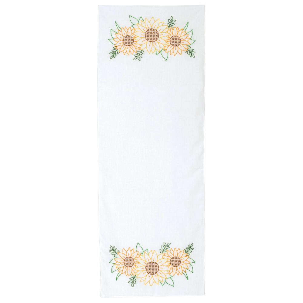 Golden Sunflowers - Table Runner - Embroidery Kit