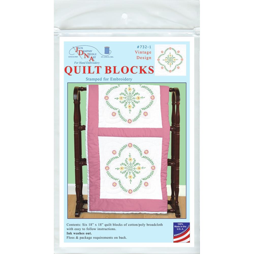 Vintage Design - Quilt Blocks Embroidery Kit