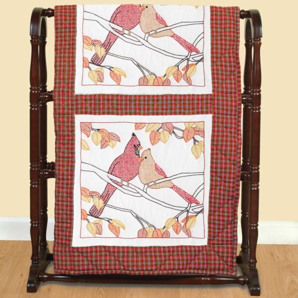 A Pair of Cardinals - Quilt Blocks - Embroidery Kit