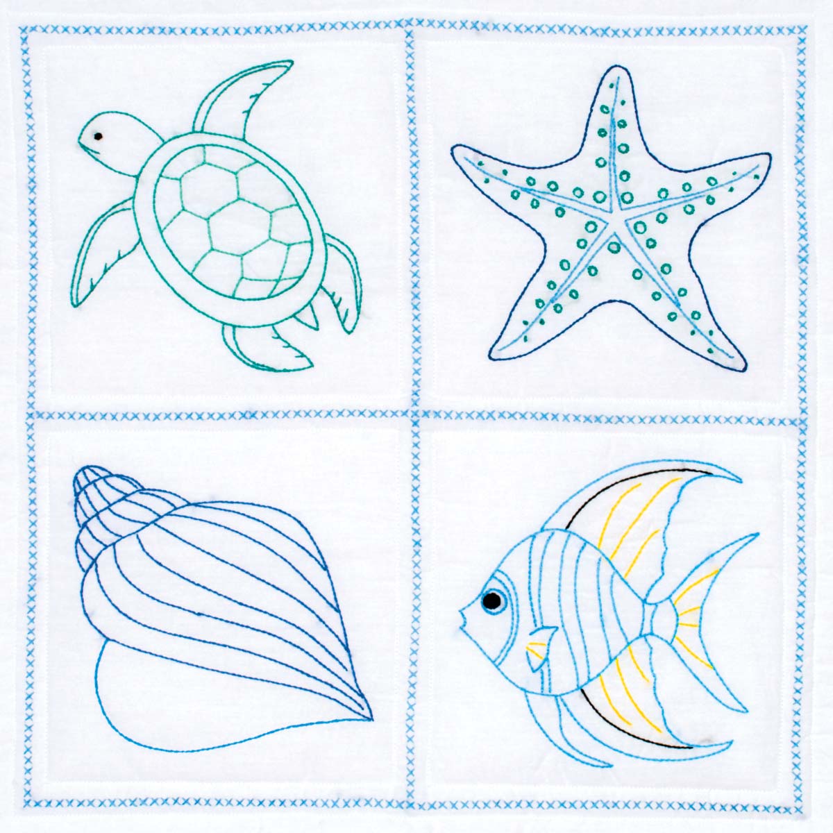 Beach - Quilt Block - Cross Stitch Kit