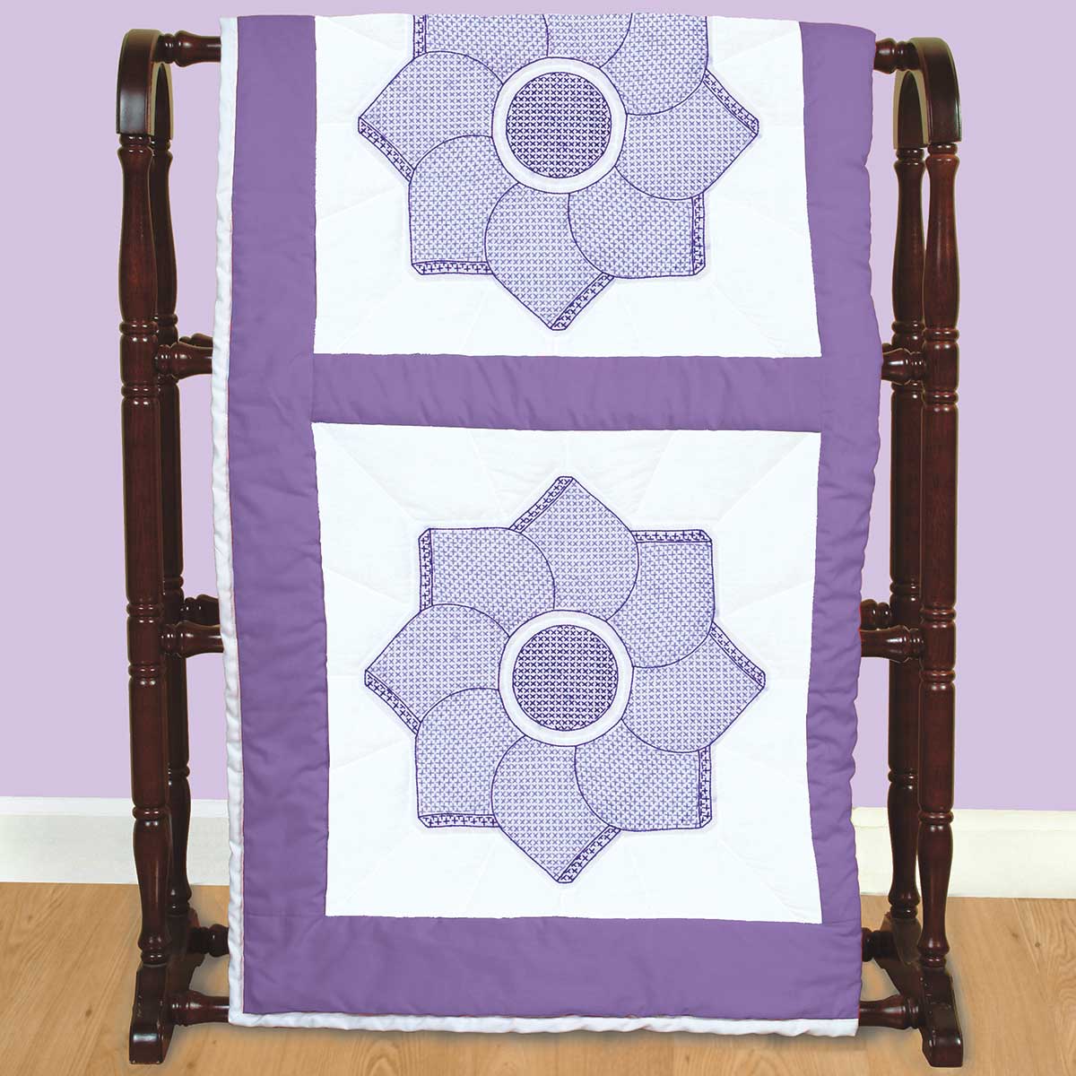 Heart Flower - Quilt Blocks - Embroidery Kit