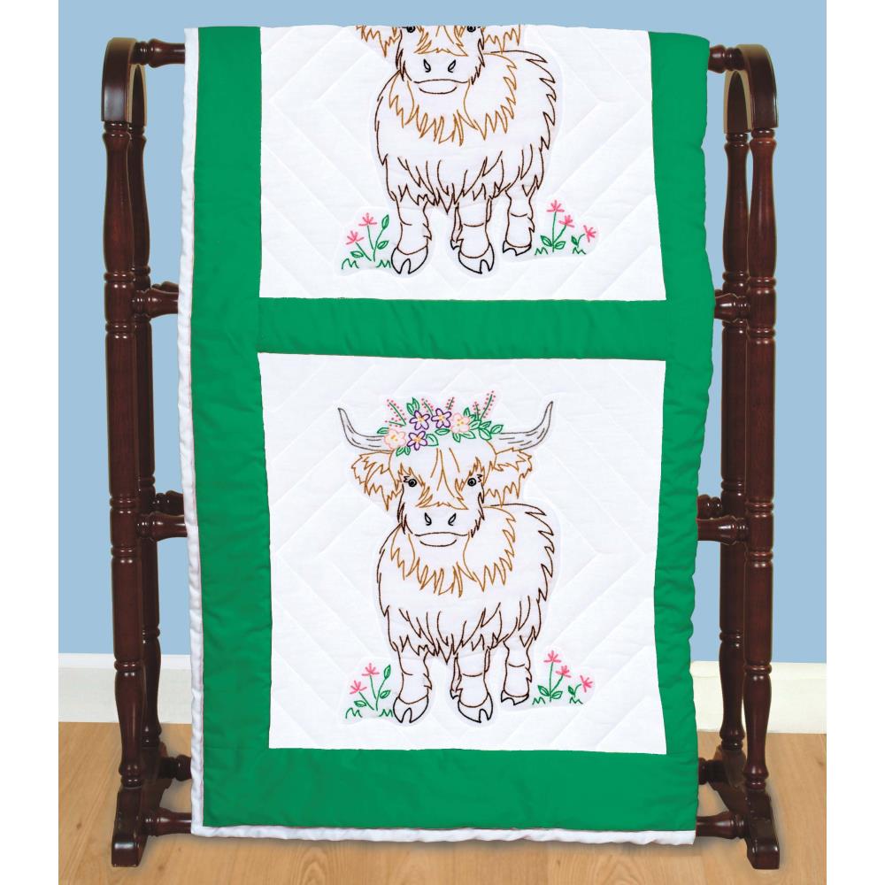 Highland Cow - Quilt Blocks - Embroidery Kit