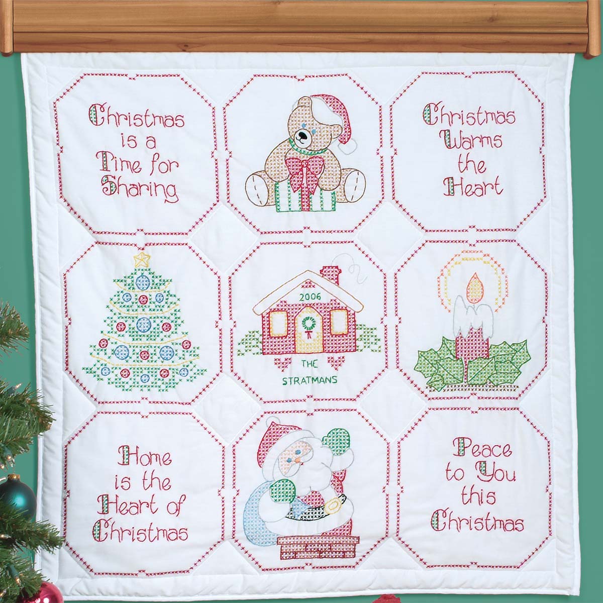Christmas Blessing - Wall Quilt - Cross Stitch Kit
