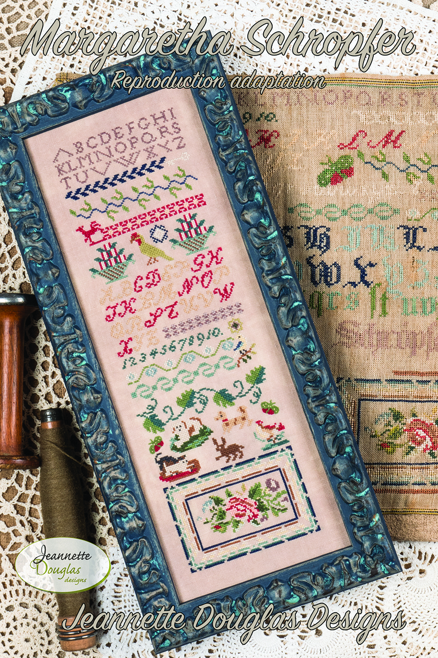 Margaretha Schropfer - Cross Stitch Pattern, zoomed in. Select this picture to zoom back out.