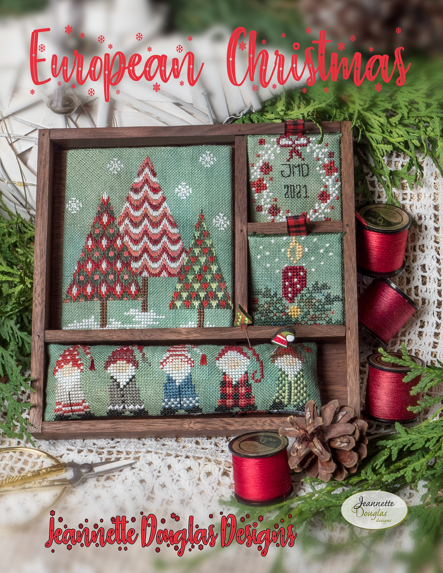 European Christmas Box - Cross Stitch Pattern