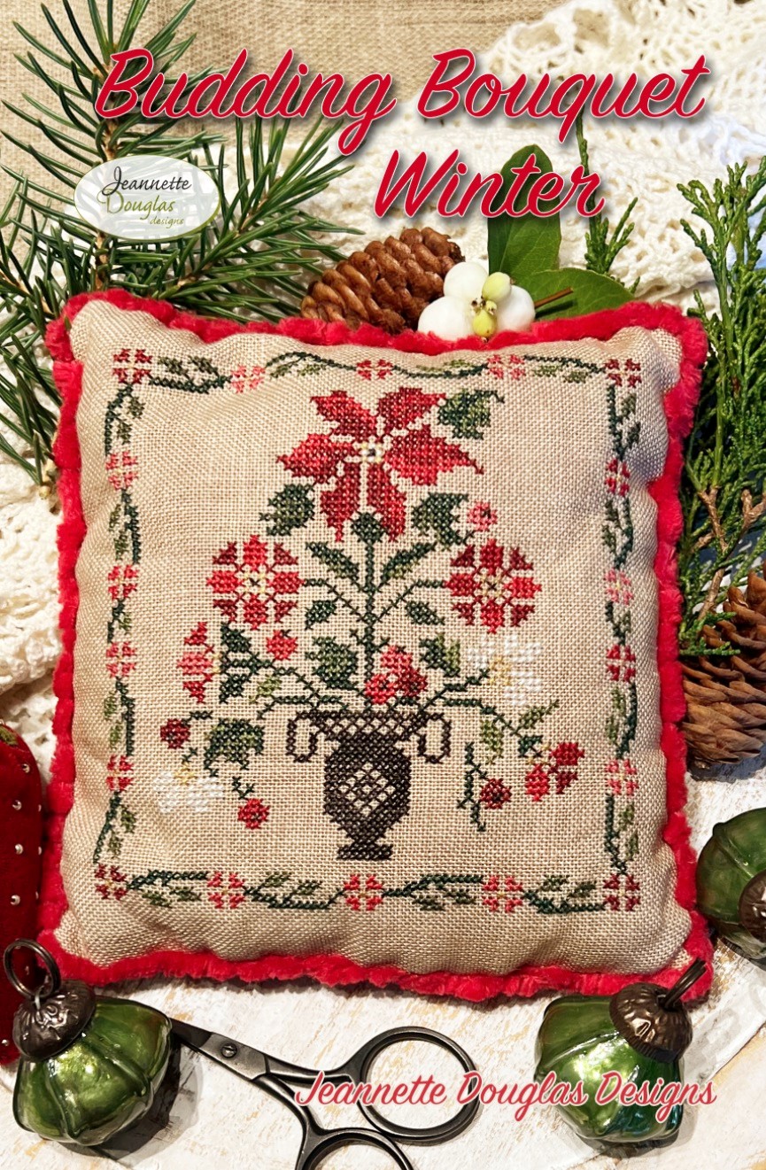 Budding Bouquet 2 - Winter - Christmas Cross Stitch Pattern