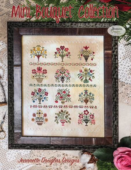Mini Bouquet Booklet - Cross Stitch Pattern