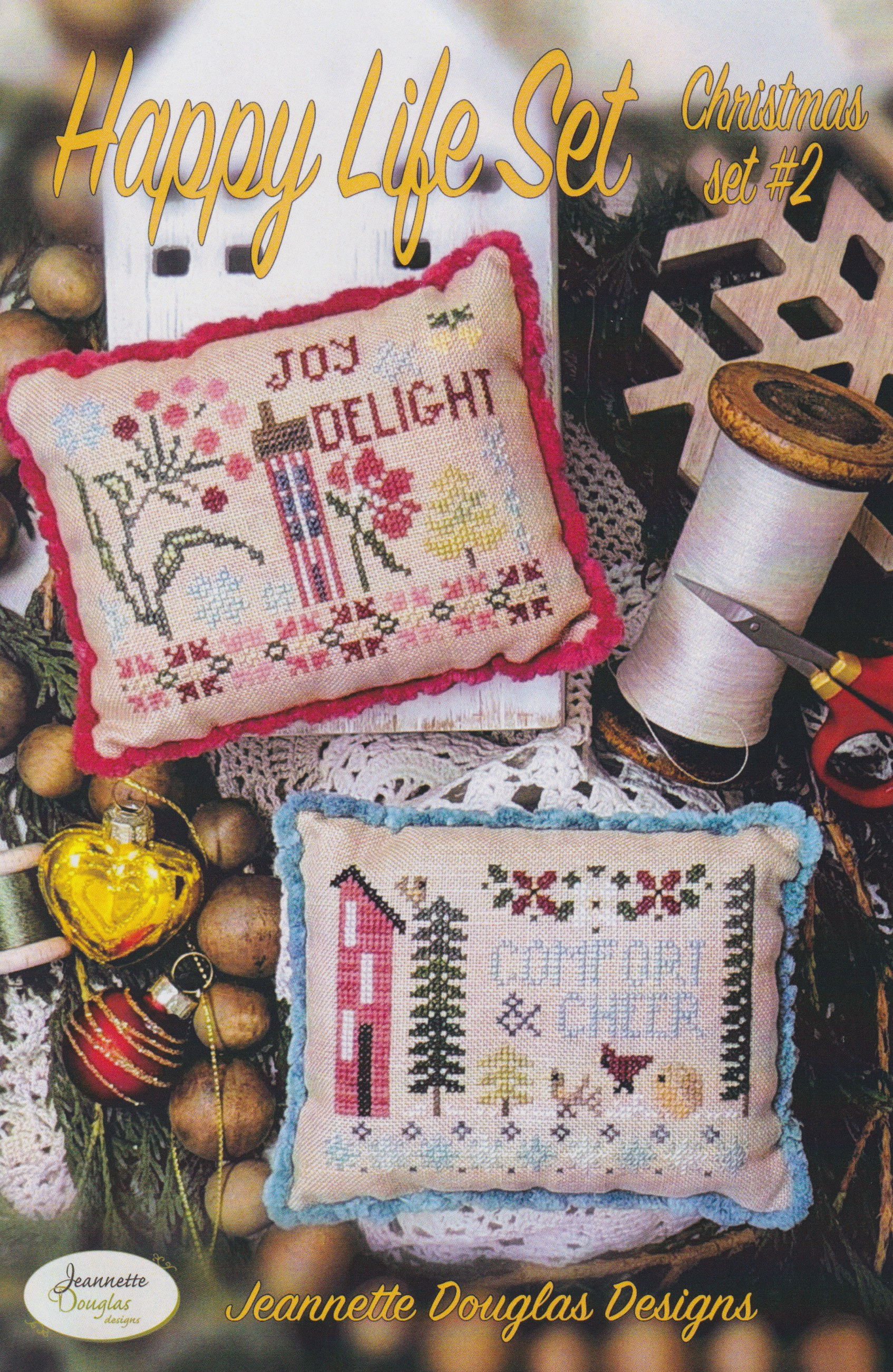 Happy Life Sets - Christmas #2 - Cross Stitch Pattern