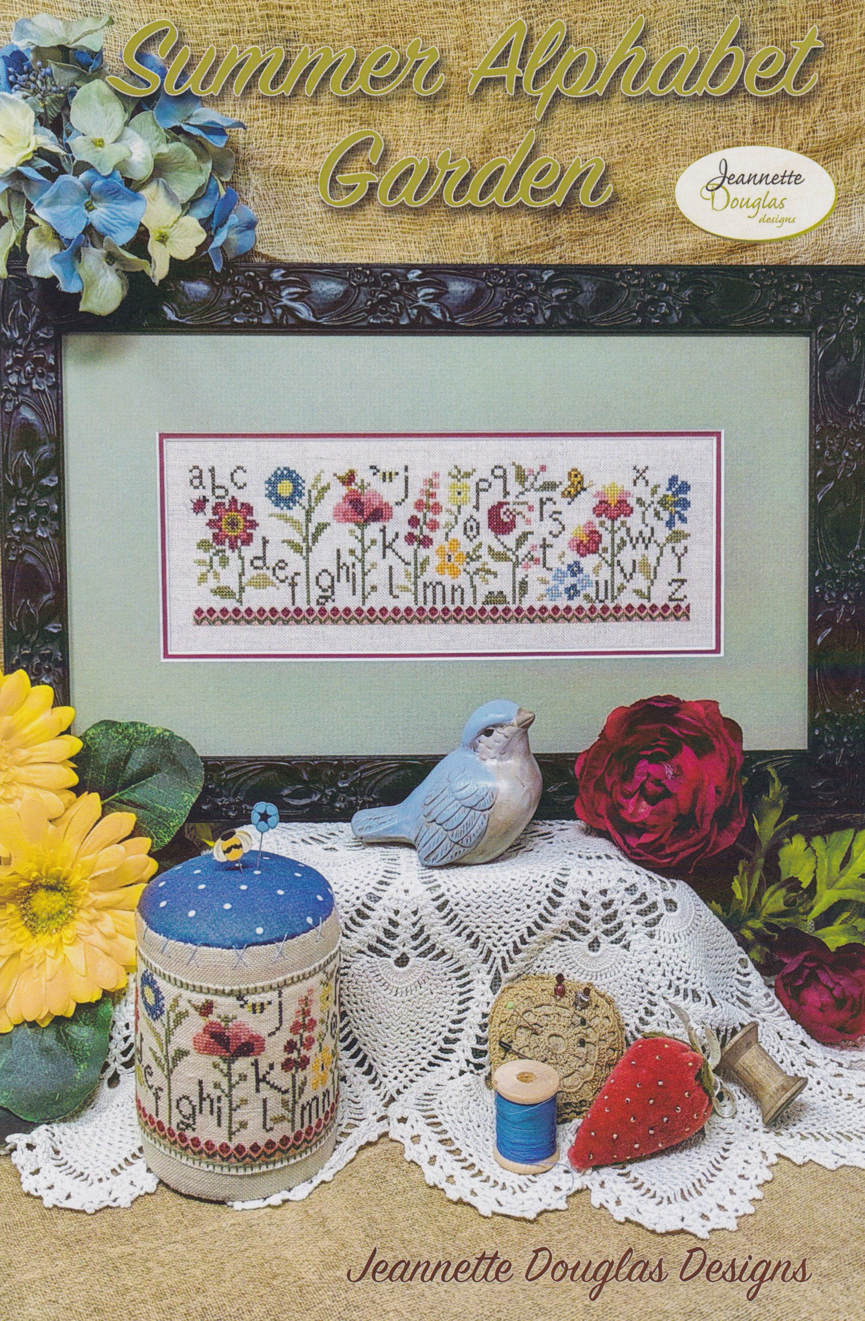 Summer Alphabet Garden Set - Cross Stitch Pattern