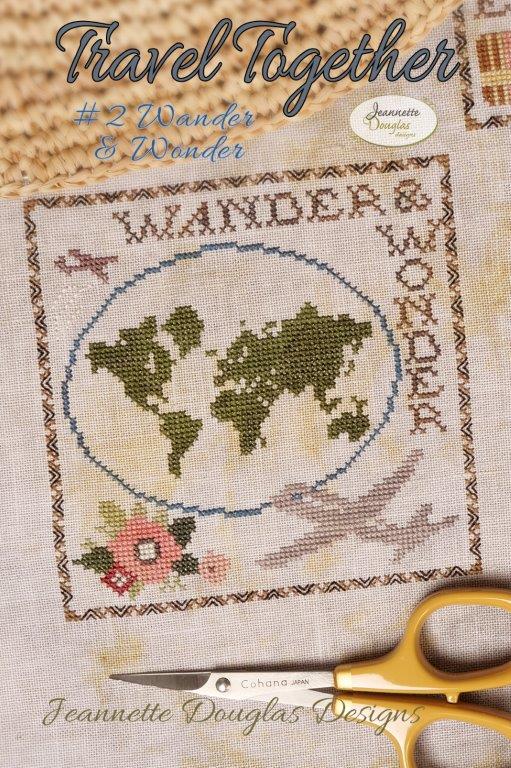 Travel Together #2 Wander And Wonder - Cross Stitch Pattern
