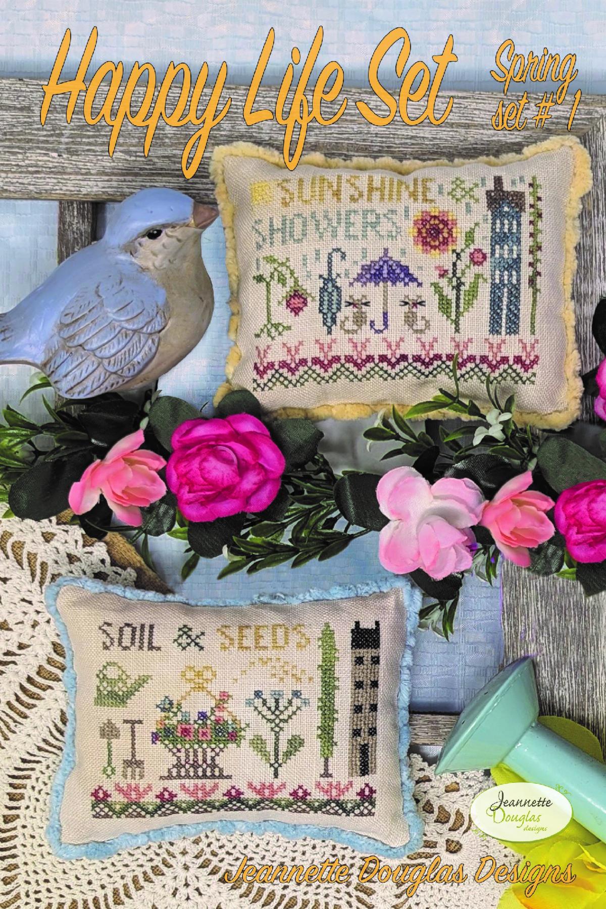 Happy Life Sets: Spring 1 - Cross Stitch Pattern