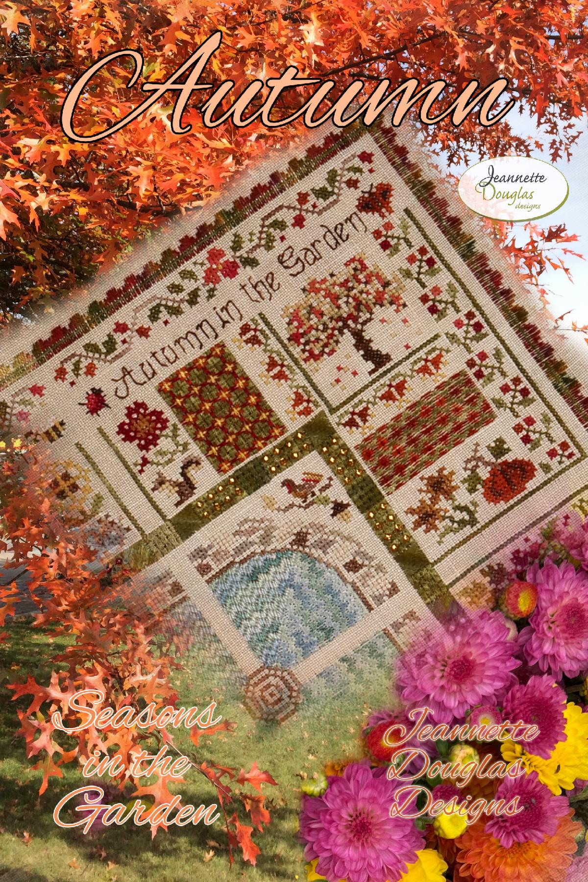 Autumn - Seasons In The Garden - Cross Stitch Pattern