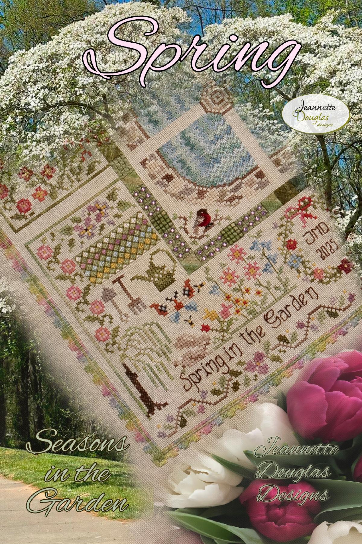 Spring - Seasons In The Garden - Cross Stitch Pattern