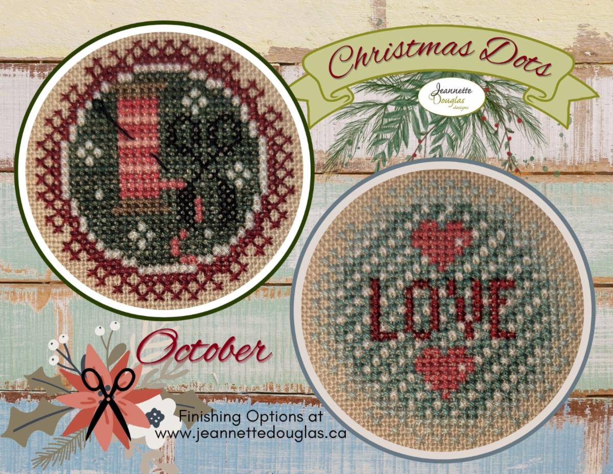 Christmas Dots - October - Cross Stitch Pattern