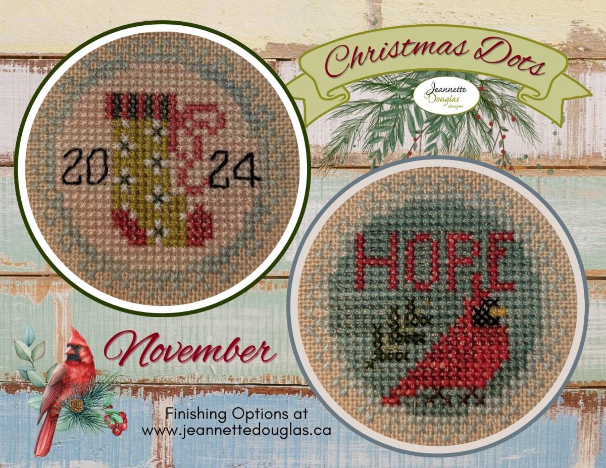 Christmas Dots - November - Cross Stitch Pattern