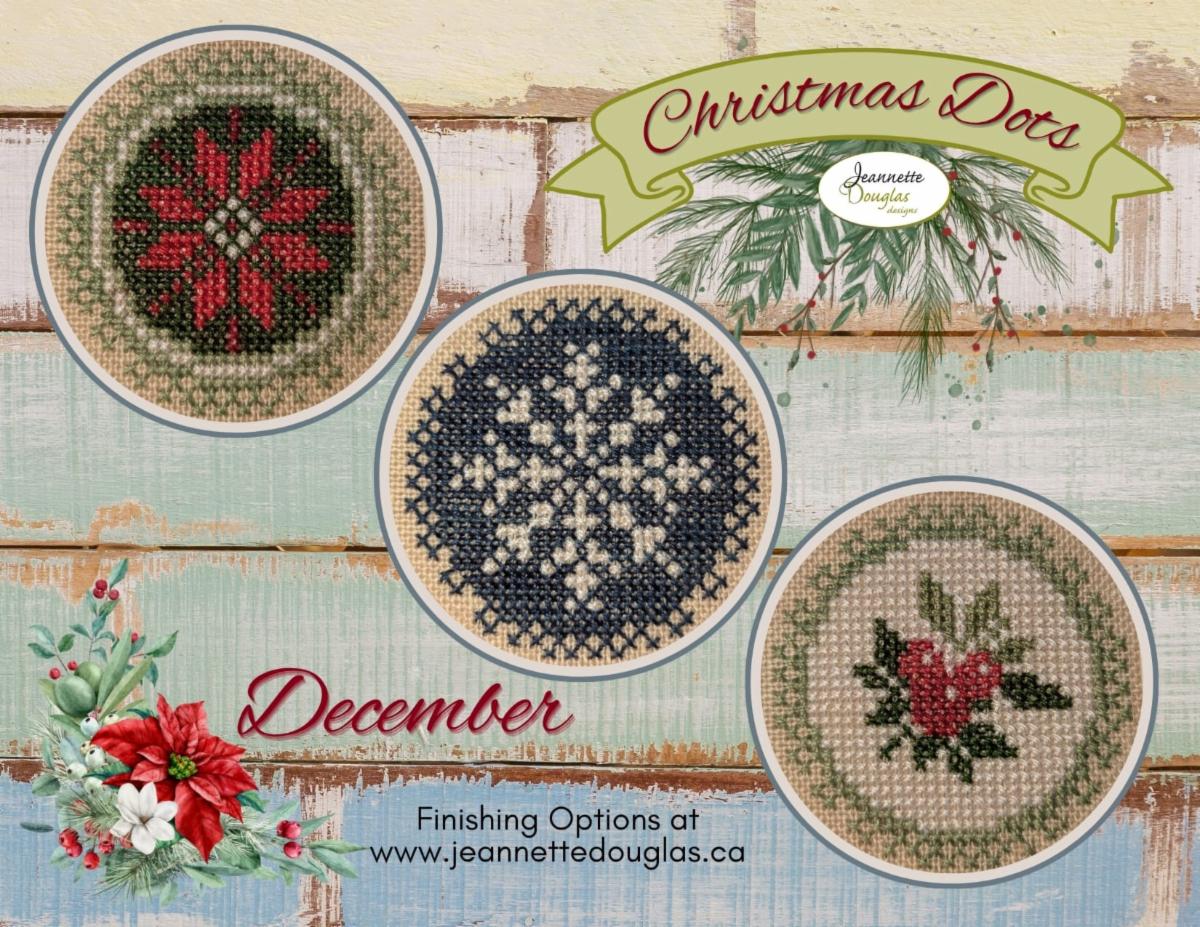 Christmas Dots - December - Cross Stitch Pattern