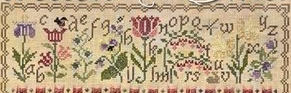 Spring Alphabet Garden & Smalls (Part 4 of 4) - Pattern, different perspective #1, zoomed in. Select this picture to zoom back out.