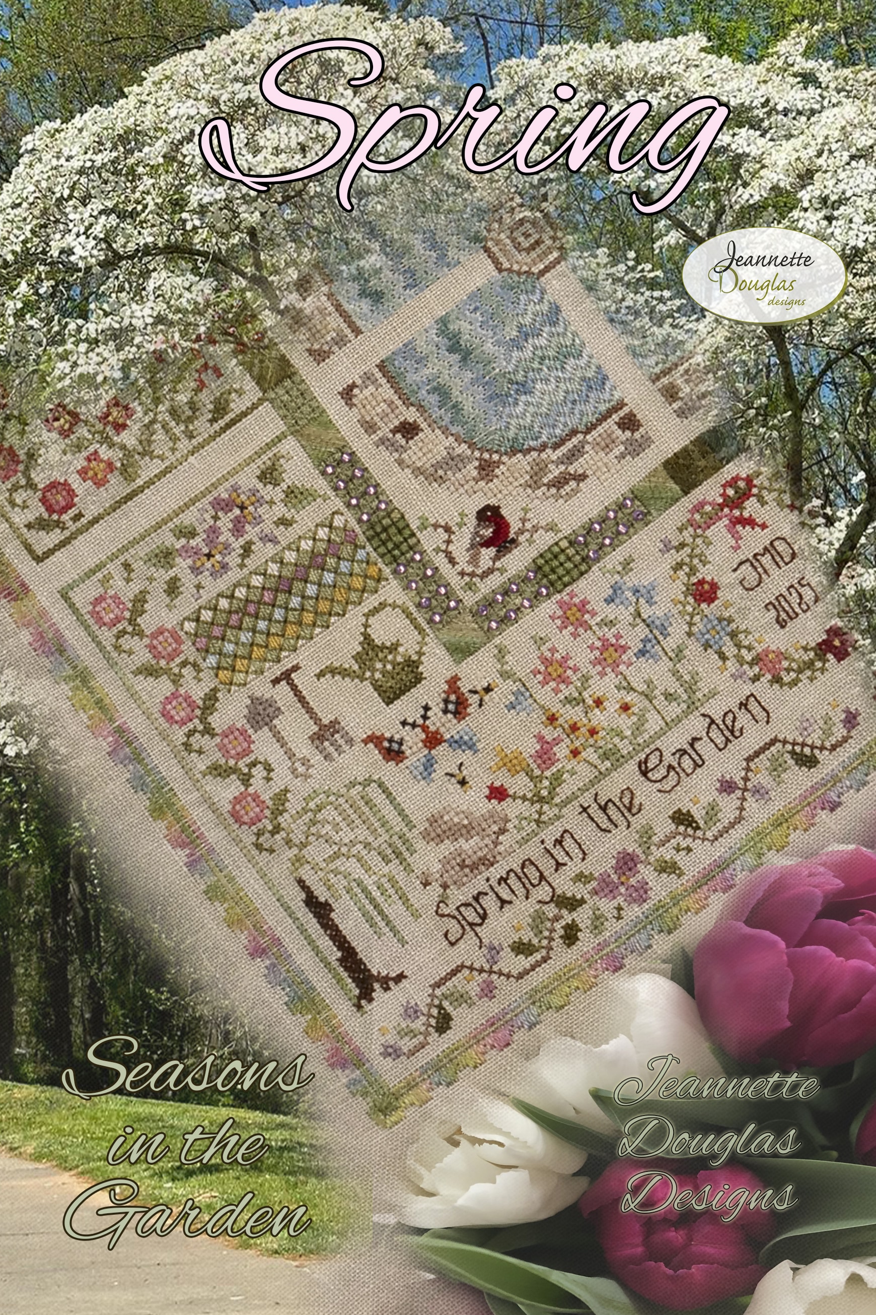 Spring - Seasons in the Garden - Cross Stitch Pattern