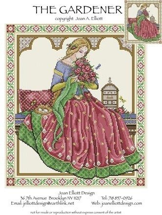 Gardener, The - Cross Stitch Pattern