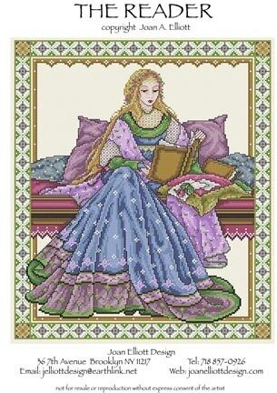 Reader, The - PDF Cross Stitch Pattern