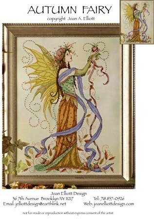 Autumn Fairy - PDF Cross Stitch Pattern
