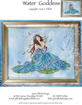 Water Goddess - Cross Stitch Pattern