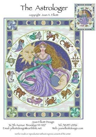 Astrologer, The - PDF Cross Stitch Pattern