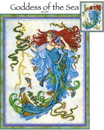 Goddess Of The Sea - Cross Stitch Pattern