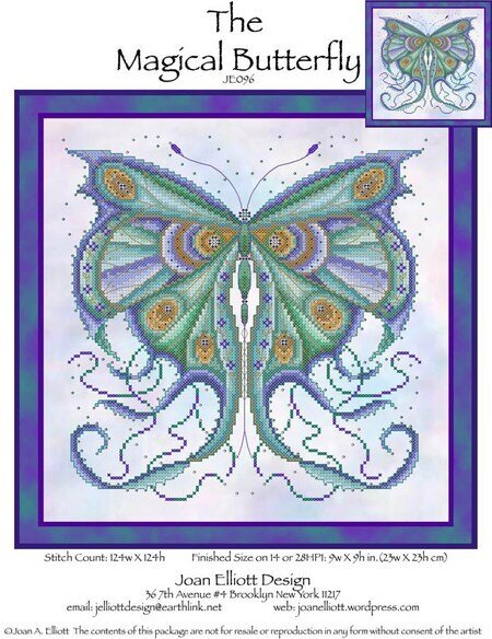 Magical Butterfly - PDF Cross Stitch Pattern