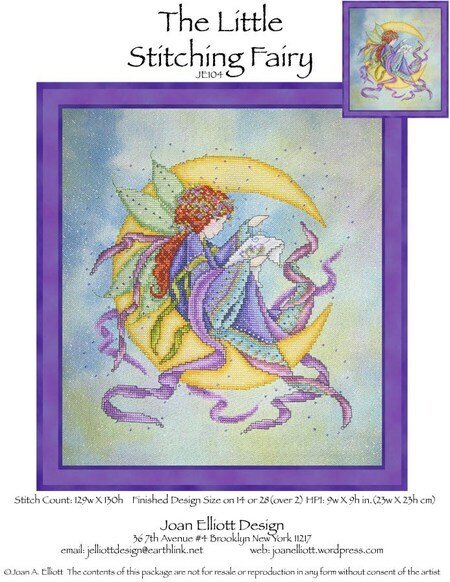 Little Stitching Fairy, The - PDF Cross Stitch Pattern