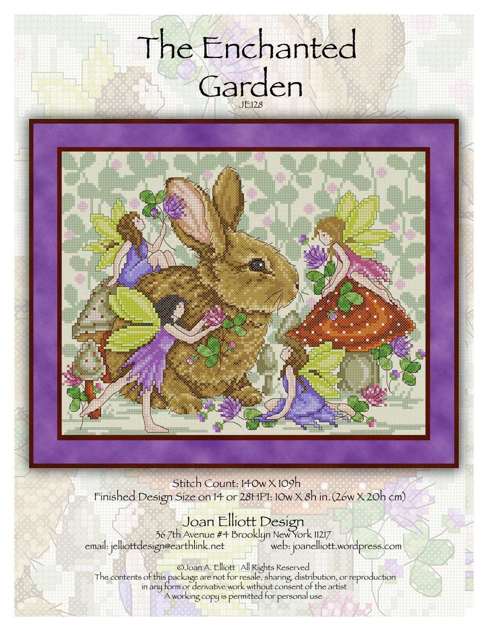 The Enchanted Garden - PDF Cross Stitch Pattern