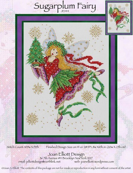 Sugarplum Fairy - PDF Cross Stitch Pattern