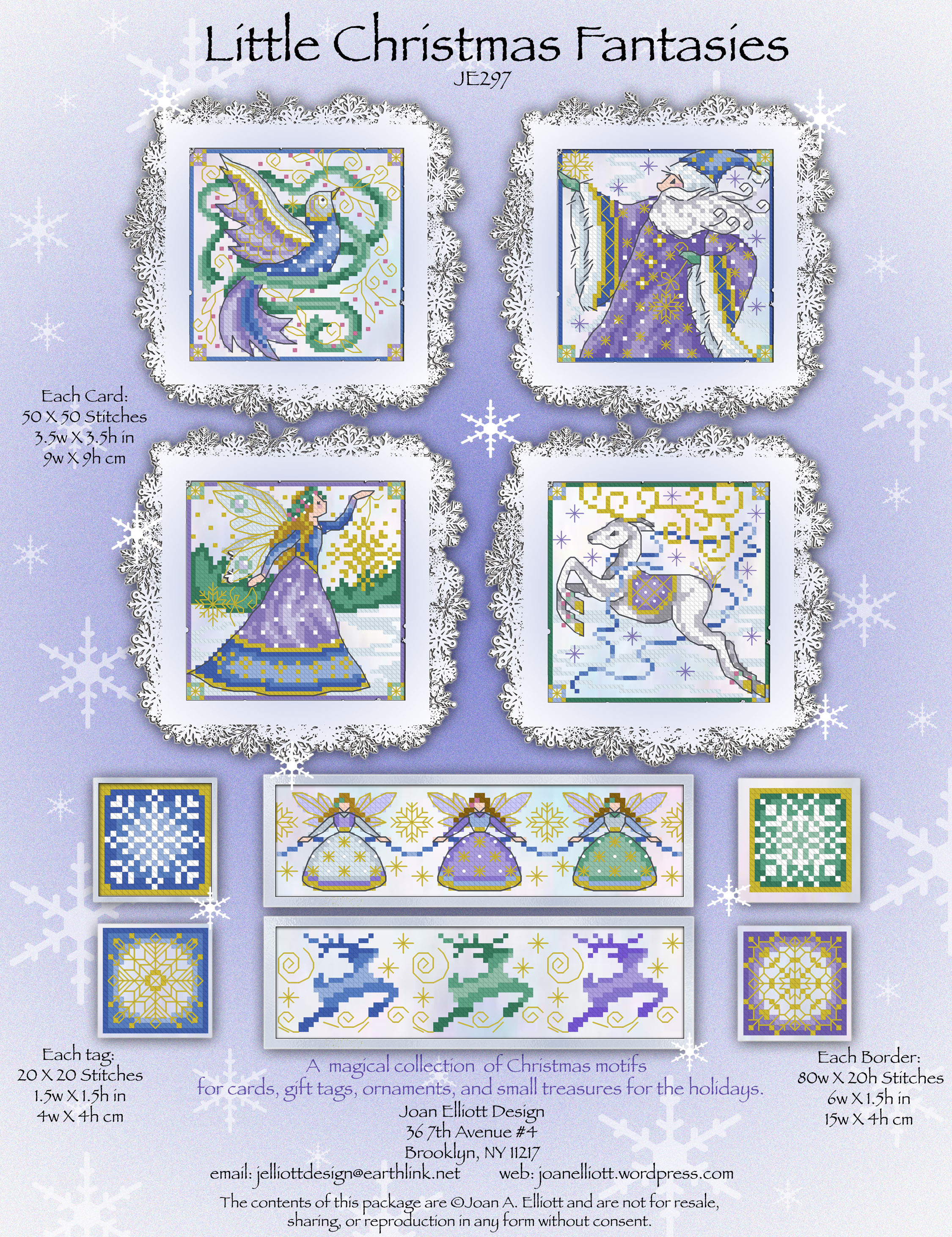 Little Christmas Fantasies - Cross Stitch Pattern