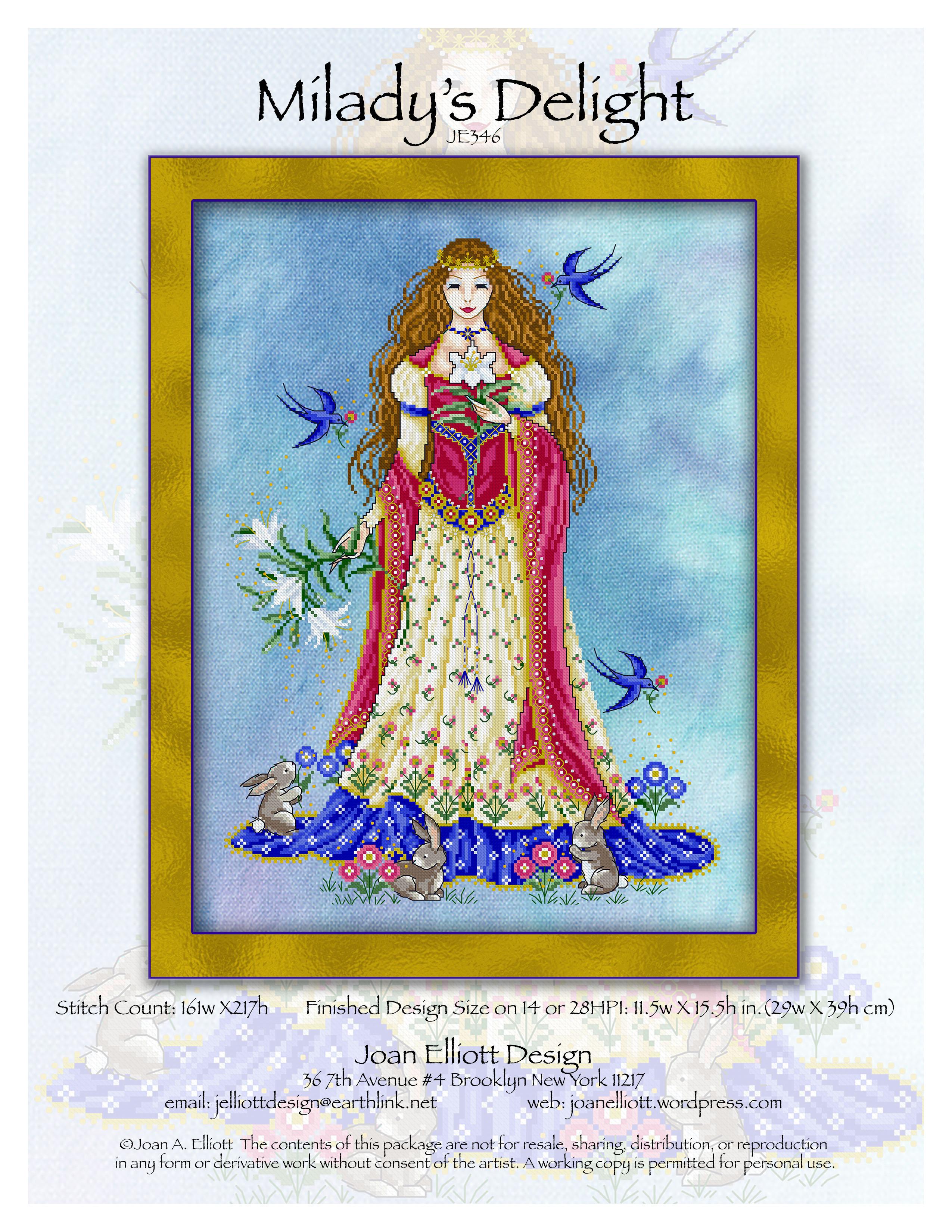 Milady's Delight - Cross Stitch Pattern