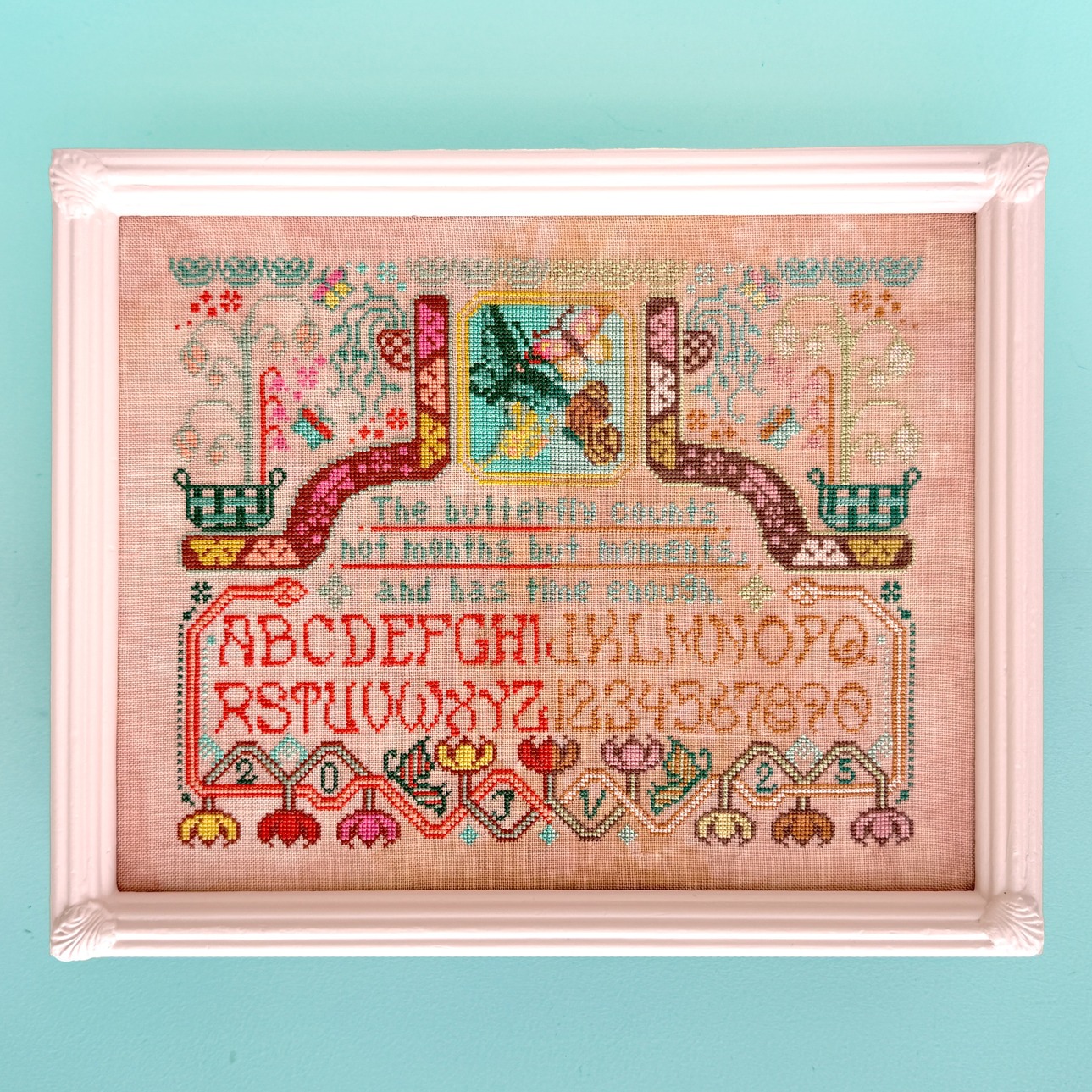 Ephemeral Sampler - Cross Stitch Pattern
