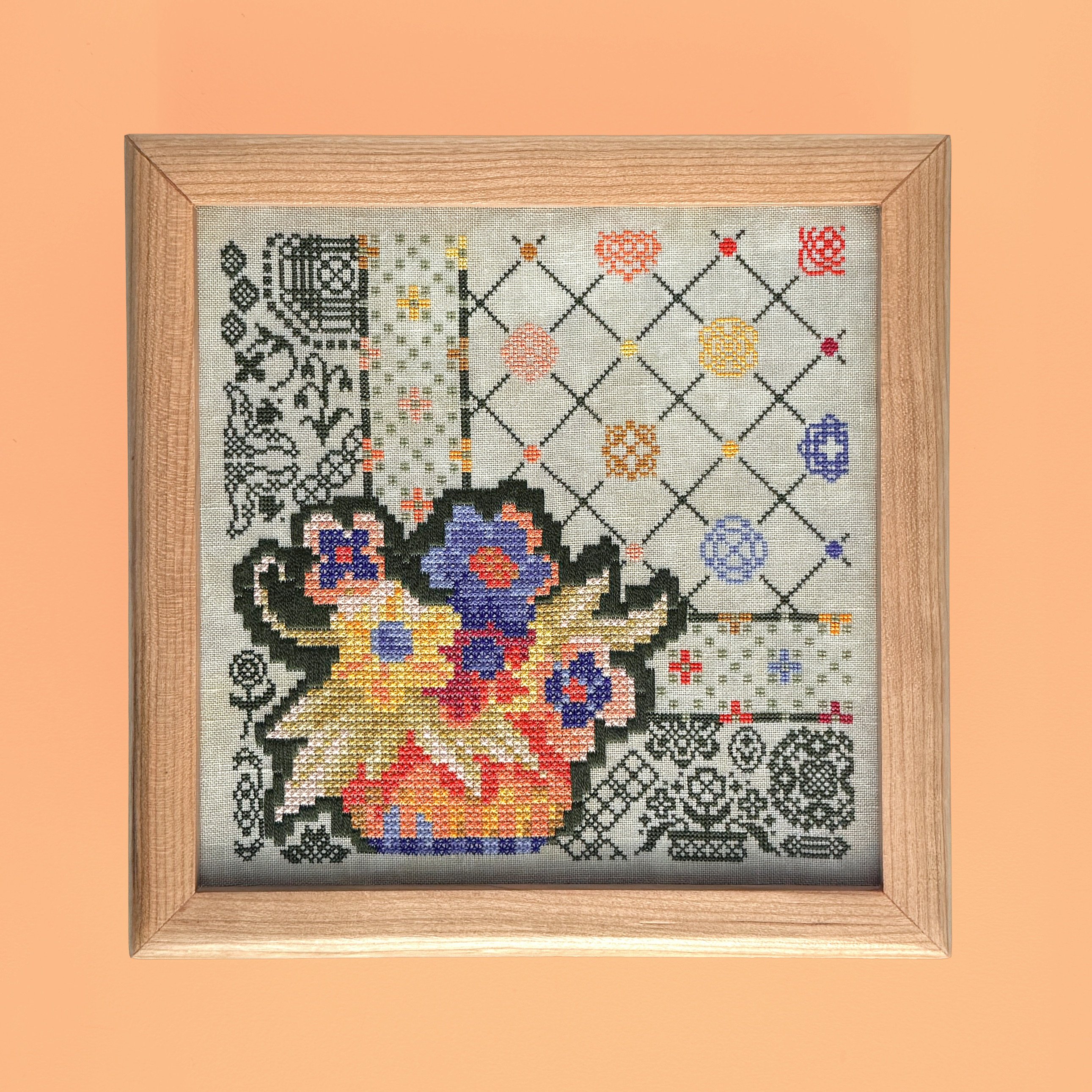 Linoleum Rug - Cross Stitch Pattern